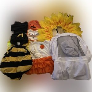 Halloween set- bee and bee keeper 6 month